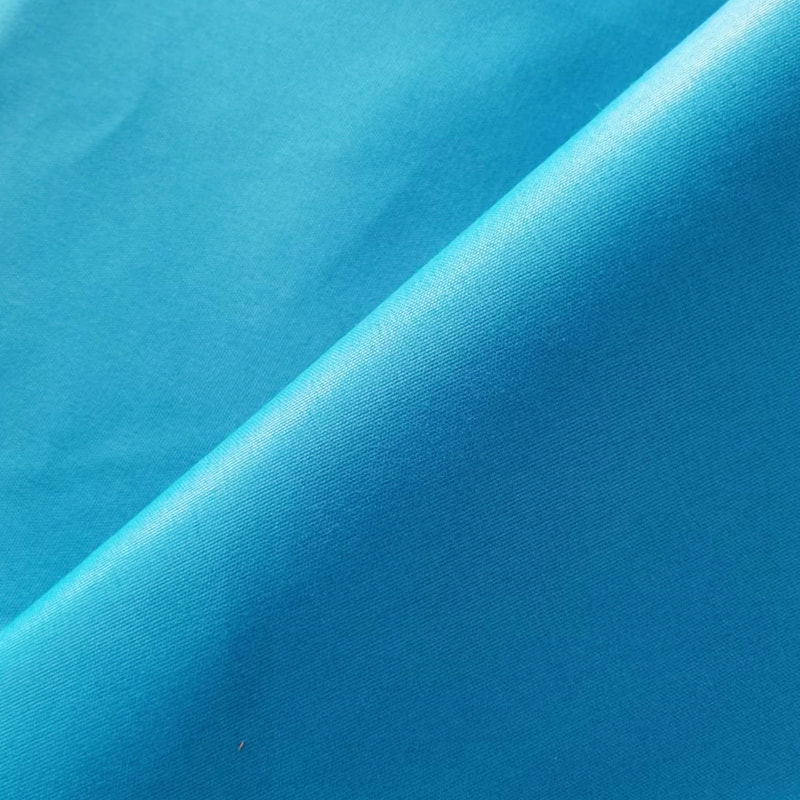 TMIE-08-1-1 70GSM 122 CM Camisa Vestuário Tecido Macio e Brilhante Material 100% Poliéster Tingido com Tecido de Popeline de Poliéster Polido