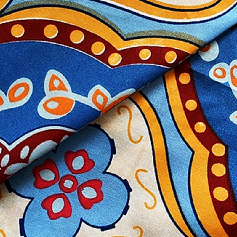 TMIE-10-6 80GSM Design de impressão de pigmento leve Tecido de lençol tecido liso de poliéster