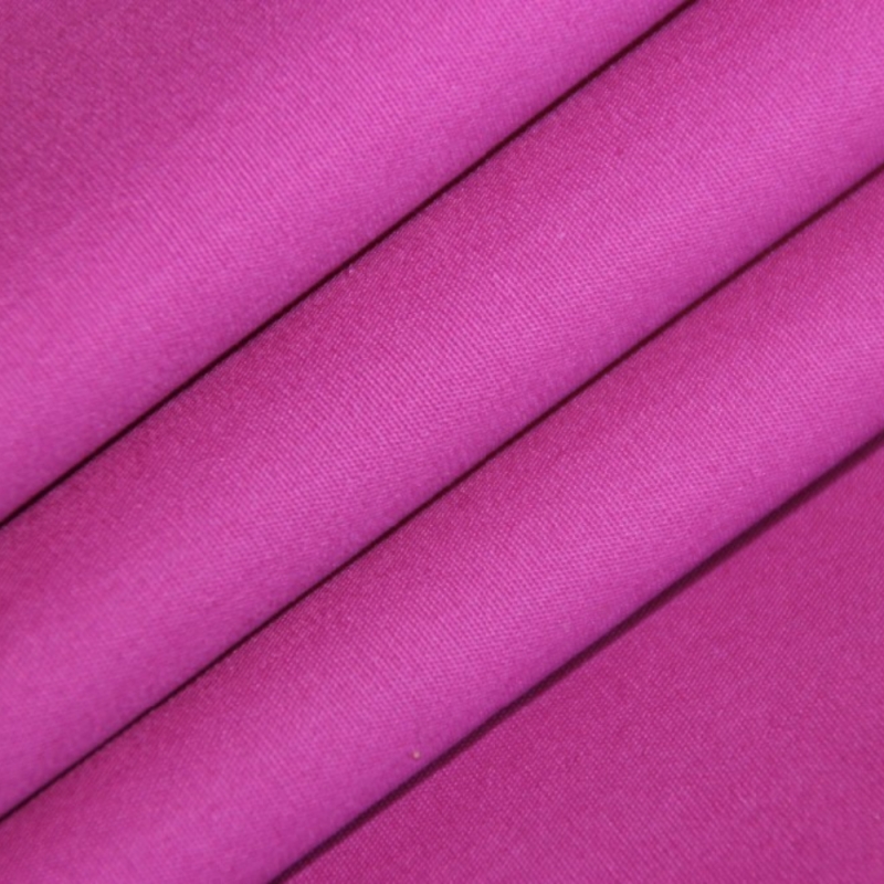 TMIE-08-4-3 120GSM tingiu tecido de sarja de popeline de poliéster com cores