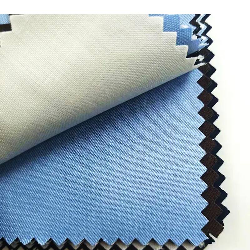 TMIE-08-4-2 O peso médio 115GSM tingiu a tela da sarja da popelina do poliéster das cores